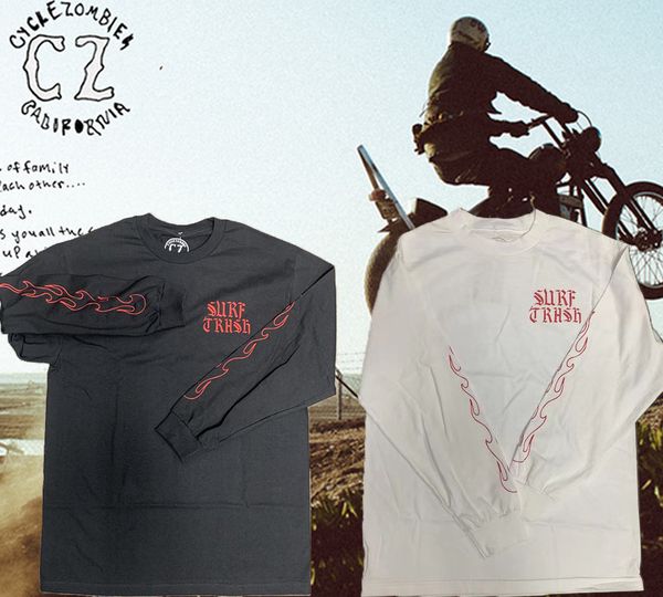 long-sleeved t-shirt california cyclezombies surfing chopper skateboarding street skeleton demon printing loose bottom, White;black
long-sleeved t-shirt california cyclezombies surfing chopper skateboarding street skeleton demon printing loose bottom, White;black