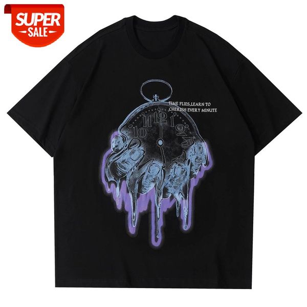 streetwear hand clock print hip hop t-shirt men women 2021 summer harajuku tshirt cotton tee loose short sleeve shirt black #rs5a, White;black
streetwear hand clock print hip hop t-shirt men women 2021 summer harajuku tshirt cotton tee loose short sleeve shirt black #rs5a, White;black