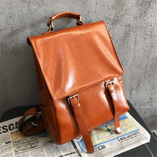backpack style vintage pu leather women leisure simple preppy famous college ladies travel
backpack style vintage pu leather women leisure simple preppy famous college ladies travel
