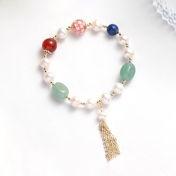 charm bracelets baroque pearl women on hand chain bangles jewelry aesthetic fashion female now 2021 vintage classic casual, Golden;silver
charm bracelets baroque pearl women on hand chain bangles jewelry aesthetic fashion female now 2021 vintage classic casual, Golden;silver