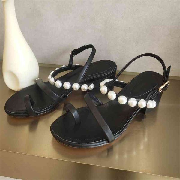 75% off factory outlet sale 2021 summer new pearl luxury brand designer shoes flat causal women genuine leather open toe sandals, Black
75% off factory outlet sale 2021 summer new pearl luxury brand designer shoes flat causal women genuine leather open toe sandals, Black