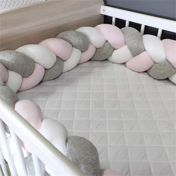 bedding sets 1m/2m/3m/4m baby bumper bed braid knot pillow cushion for infant crib protector cot room decor
bedding sets 1m/2m/3m/4m baby bumper bed braid knot pillow cushion for infant crib protector cot room decor