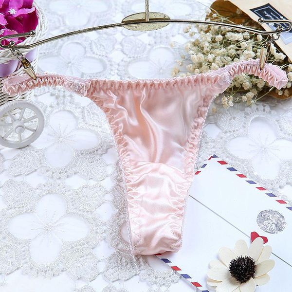 women's panties 100% silk female smooth soft comfortable underwear fashion pure color briefs breathe elastic underpants, Black;pink
women's panties 100% silk female smooth soft comfortable underwear fashion pure color briefs breathe elastic underpants, Black;pink