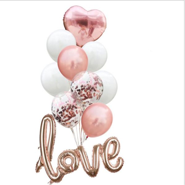 party decoration heart-shaped design rose gold latex balloons wedding valentine's day birthday decoration, anniversary set
party decoration heart-shaped design rose gold latex balloons wedding valentine's day birthday decoration, anniversary set