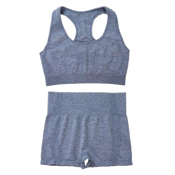 women's tracksuits yoga suit women comfortable workout bra breathable gym clothing + seamless fitness shorts sports pantalones deportiv, Gray 
women's tracksuits yoga suit women comfortable workout bra breathable gym clothing + seamless fitness shorts sports pantalones deportiv, Gray