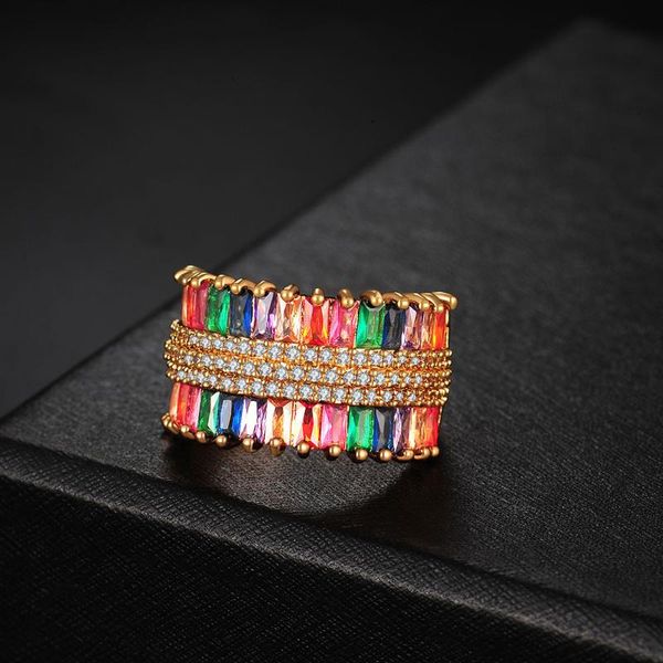 wedding rings bohemia rainbow for women out zircon boho jewelry luxury accessories wholesale crystal gift girls jewellery kbr428, Slivery;golden
wedding rings bohemia rainbow for women out zircon boho jewelry luxury accessories wholesale crystal gift girls jewellery kbr428, Slivery;golden