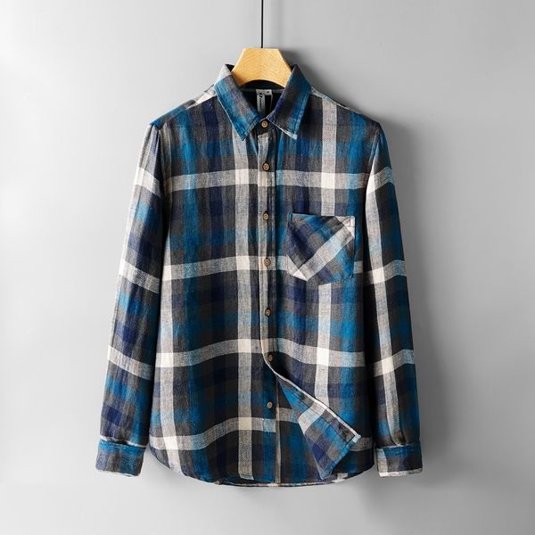 2021 new pure linen brand long sleeve blue for men fashion casual shirt male autumn and spring plaid flax shirts wnuv, White
2021 new pure linen brand long sleeve blue for men fashion casual shirt male autumn and spring plaid flax shirts wnuv, White