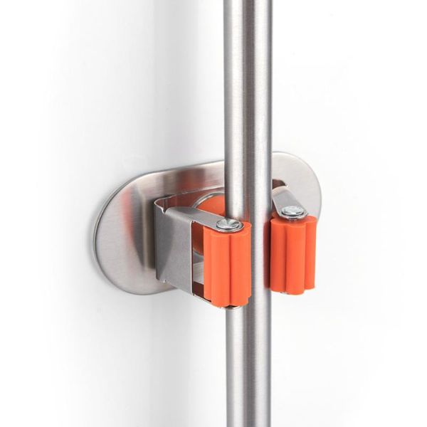 hooks & rails stainless steel mop holder self adhesive wall mounted broom rack storage hanger clip seamless sticker orange kitchen bathroom
hooks & rails stainless steel mop holder self adhesive wall mounted broom rack storage hanger clip seamless sticker orange kitchen bathroom