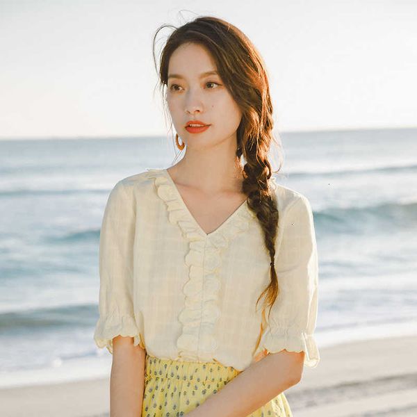 women's blouses & shirts blouses summer v-neck splicing embroidered lace short sleeve blouse 3es9, White
women's blouses & shirts blouses summer v-neck splicing embroidered lace short sleeve blouse 3es9, White