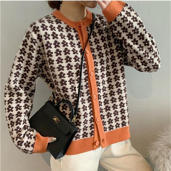 women's knits & tees 2021 spring fashion knit cardigan round neck long sleeve temperament single-breasted sweater trendy 112, White
women's knits & tees 2021 spring fashion knit cardigan round neck long sleeve temperament single-breasted sweater trendy 112, White