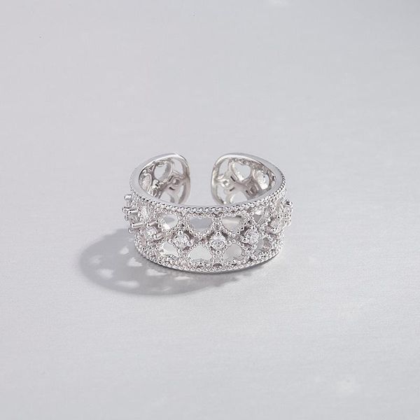 wedding rings 100% 925 sterling silver hollow love heart for women anillos mujer, opening crystal ring anelli jewelry, Slivery;golden
wedding rings 100% 925 sterling silver hollow love heart for women anillos mujer, opening crystal ring anelli jewelry, Slivery;golden
