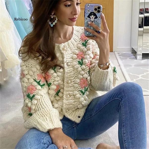 women's knits & tees mori girl japanese style flower embroidery knitted single breasted cardigan women autumn long sleeve sweater coat, White
women's knits & tees mori girl japanese style flower embroidery knitted single breasted cardigan women autumn long sleeve sweater coat, White