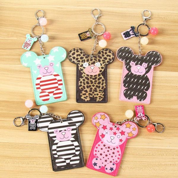 card holders cute bear case key holder bank bus id identity badge with cartoon kid birthday gift, Brown;gray
card holders cute bear case key holder bank bus id identity badge with cartoon kid birthday gift, Brown;gray