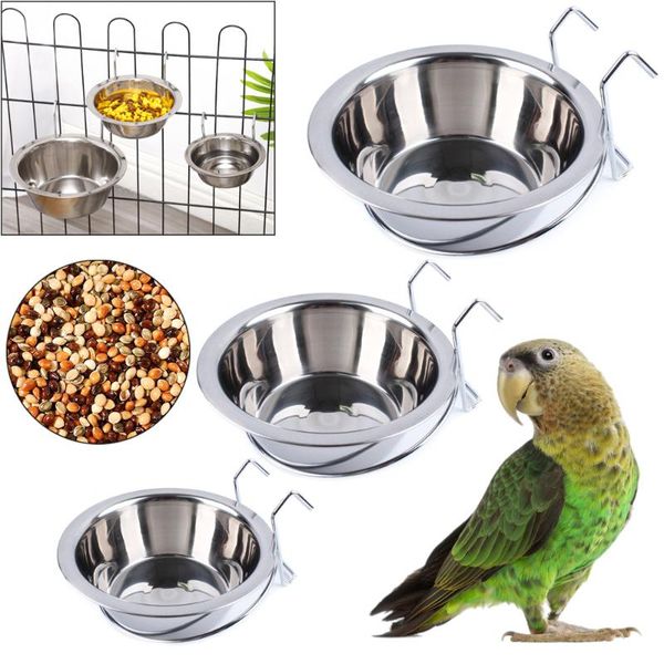 other bird supplies and parrot food water bowl feeder stainless steel cup container hamster cat dog pet outdoor accessories 1pcs
other bird supplies and parrot food water bowl feeder stainless steel cup container hamster cat dog pet outdoor accessories 1pcs