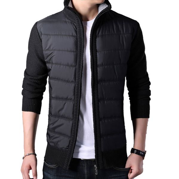 men's warm coat, fashion retail, thin sweater, casual thick et, pocket, White;black
men's warm coat, fashion retail, thin sweater, casual thick et, pocket, White;black