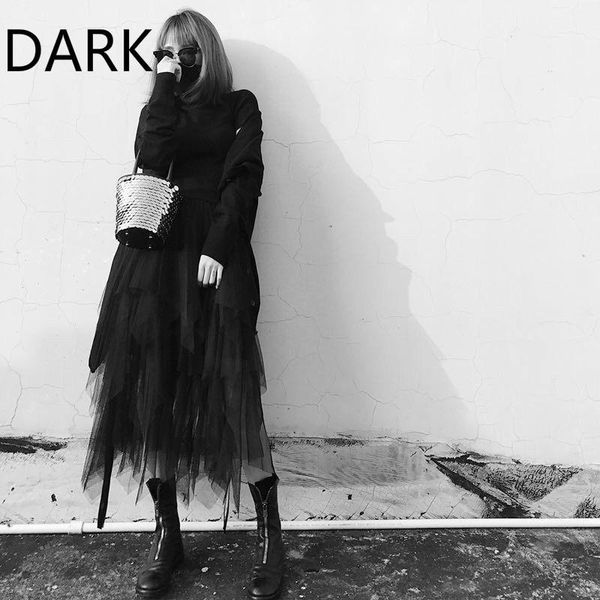 skirts streamer irregular multi-layer skirt black mid-length female spring and summer
skirts streamer irregular multi-layer skirt black mid-length female spring and summer