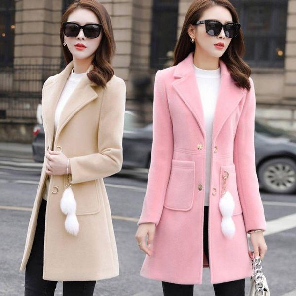 women's wool & blends woolen coat mid-length korean version 2022 autumn and winter dress small slim feminine, Black
women's wool & blends woolen coat mid-length korean version 2022 autumn and winter dress small slim feminine, Black