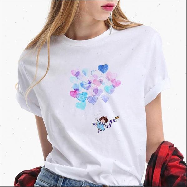 women love balloon funny print t shirt girl ulzzang harajuku cartoon tshirt girl 90s graphic t shirt for summer drop, White
women love balloon funny print t shirt girl ulzzang harajuku cartoon tshirt girl 90s graphic t shirt for summer drop, White