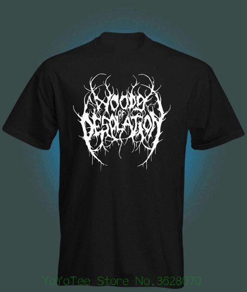 men's t-shirts t shirt discount 100% cotton for woods of desolation t-shirt, White;black 
men's t-shirts t shirt discount 100% cotton for woods of desolation t-shirt, White;black
