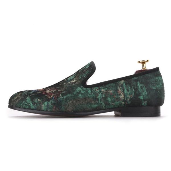 dress shoes oil painting style mixed color european and american retro trend of large low-cost men's, Black
dress shoes oil painting style mixed color european and american retro trend of large low-cost men's, Black