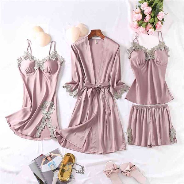 women's sleepwear pyjamas women lace satin pajamas with shorts summer thin loungewear casual comfy home clothes kimono robe g, Black;red
women's sleepwear pyjamas women lace satin pajamas with shorts summer thin loungewear casual comfy home clothes kimono robe g, Black;red