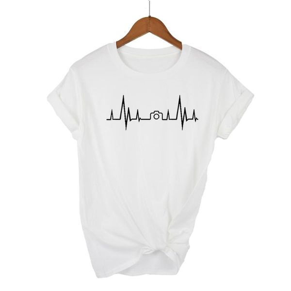 women's t-shirt camera heartbeat women tshirt cotton casual funny t shirt lady yong girl tee higher quality drop ship 13 colors shipcam, White
women's t-shirt camera heartbeat women tshirt cotton casual funny t shirt lady yong girl tee higher quality drop ship 13 colors shipcam, White