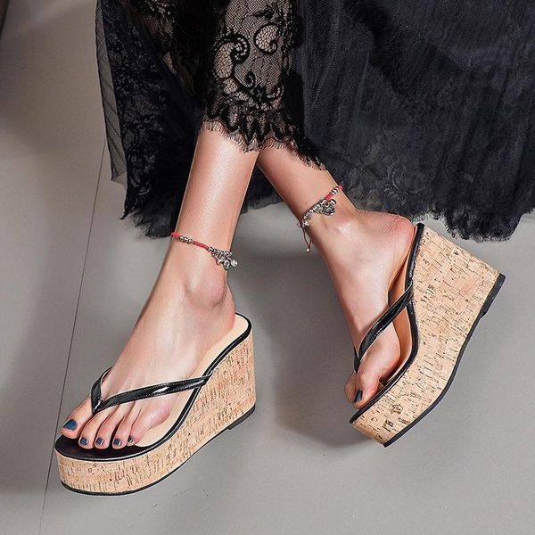 21 fashion black wedge slippers women sandals casual beach flip flops summer shoes platform slides high heels zapatillas bujer
21 fashion black wedge slippers women sandals casual beach flip flops summer shoes platform slides high heels zapatillas bujer