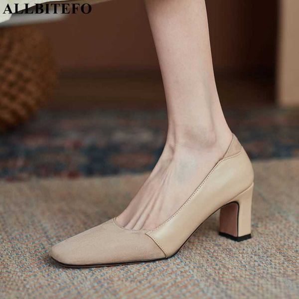 allbitefo square toe fashion natural genuine leather high heel shoes women pumps sheepskin inside women heels shoes basic shoes 210611, Black
allbitefo square toe fashion natural genuine leather high heel shoes women pumps sheepskin inside women heels shoes basic shoes 210611, Black