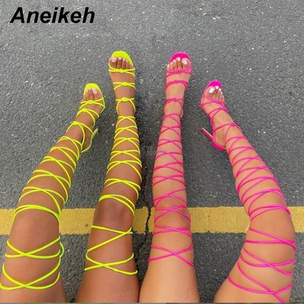 sandals aneikeh 2021 summer fashion women's cross-tied butterfly-knot pu solid narrow band round toe thin heels party shoes, Black
sandals aneikeh 2021 summer fashion women's cross-tied butterfly-knot pu solid narrow band round toe thin heels party shoes, Black