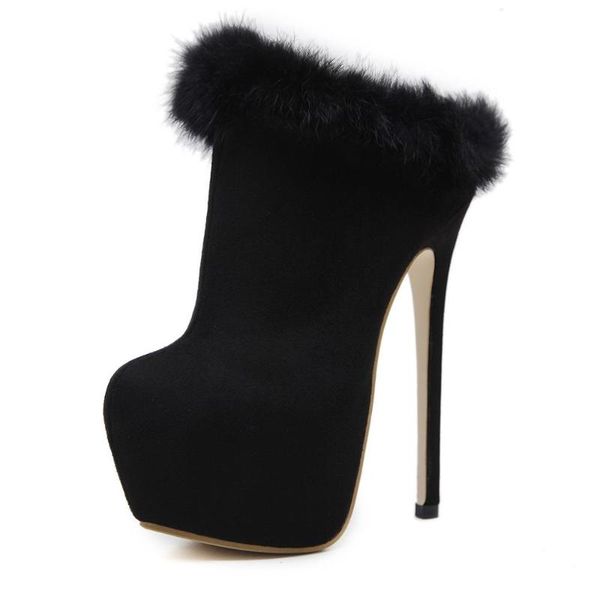 boots ankle booties women platform super high heels fur black suede round toe evening party dress short ladies 2021 winter
boots ankle booties women platform super high heels fur black suede round toe evening party dress short ladies 2021 winter