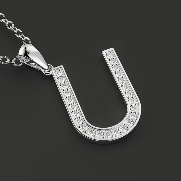hbp fashion luxury creative korean version simple shining zircon letter u necklace pendant female personality gift, Silver
hbp fashion luxury creative korean version simple shining zircon letter u necklace pendant female personality gift, Silver