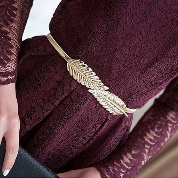 belts women metal belt leaf chic for dress fashion golden silver leaves designer chain elasticluxury brand high waist, Black;brown
belts women metal belt leaf chic for dress fashion golden silver leaves designer chain elasticluxury brand high waist, Black;brown
