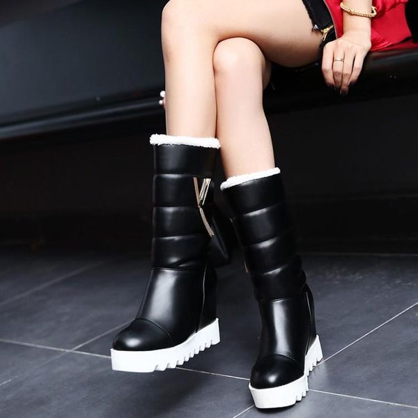 boots oversized women shoes ankle for ladies woman winter solid color round head sleeve, Black
boots oversized women shoes ankle for ladies woman winter solid color round head sleeve, Black