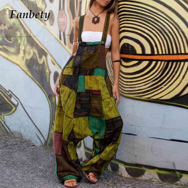 women's jumpsuits & rompers 2021 women printed vintage jumpsuit female casual loose wide leg pants long beach style geometric over, Black;white
women's jumpsuits & rompers 2021 women printed vintage jumpsuit female casual loose wide leg pants long beach style geometric over, Black;white
