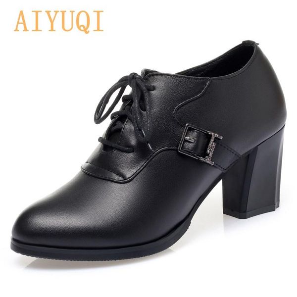 dress shoes women high heels 2021 spring genuine leather business formal wear ladies lace-up office, Black
dress shoes women high heels 2021 spring genuine leather business formal wear ladies lace-up office, Black