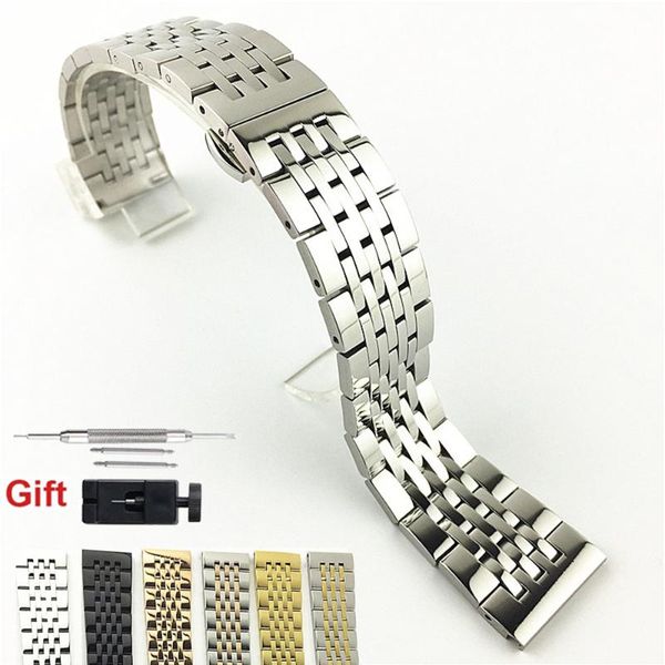 watch bands 17 18 19 21 20mm 22mm stainless steel strap men women solid metal quick release butterfly buckle wrist band bracelet belt, Black;brown
watch bands 17 18 19 21 20mm 22mm stainless steel strap men women solid metal quick release butterfly buckle wrist band bracelet belt, Black;brown
