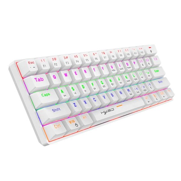 keyboards v900 wired 61-key compact mechanical keyboard rgb backlit n-key rollover blue switch double s keycaps
keyboards v900 wired 61-key compact mechanical keyboard rgb backlit n-key rollover blue switch double s keycaps