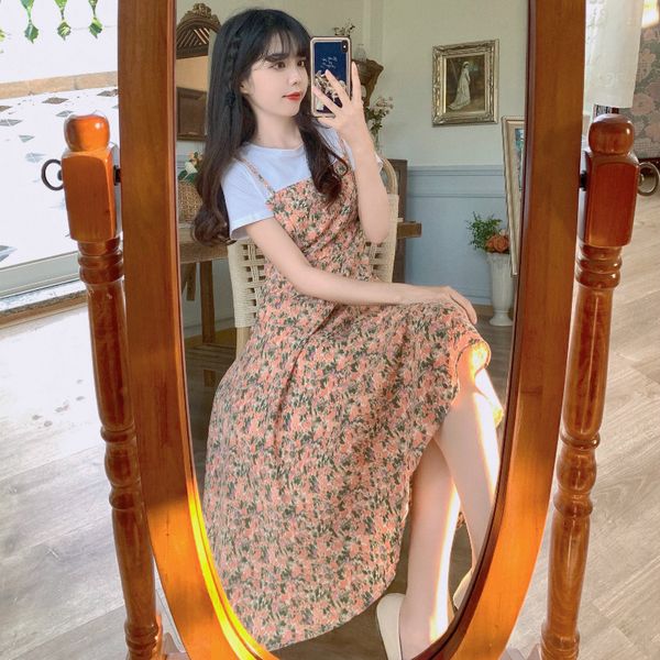 it can be salt, sweet, broken flowers, waist waist, two pieces of dress, women's wear, 2021 summer new fairy super fairy series., Black;gray
it can be salt, sweet, broken flowers, waist waist, two pieces of dress, women's wear, 2021 summer new fairy super fairy series., Black;gray