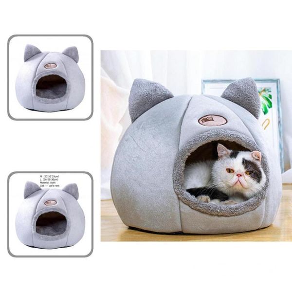 cat beds & furniture practical nest head design round thicken pet kennel house kitten bed
cat beds & furniture practical nest head design round thicken pet kennel house kitten bed