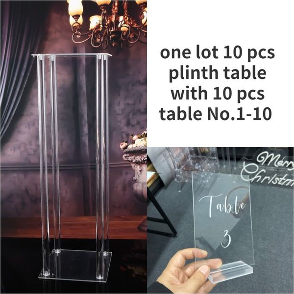 20pcs acrylic column pillar stand wedding decoration flower table centerpiece clear plinth dessert fruit cake holder with table number sign
20pcs acrylic column pillar stand wedding decoration flower table centerpiece clear plinth dessert fruit cake holder with table number sign