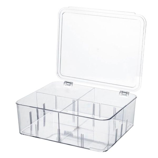 storage bottles & jars refrigerator container w/ lid kitchen separate organizer fresh box 37mf