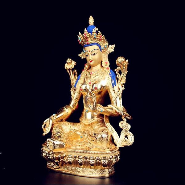 decorative objects & figurines pure copper, tibetan buddhism, green tara statue, bronze sculpture of buddha, buddhist figure, bodhisattva fi
decorative objects & figurines pure copper, tibetan buddhism, green tara statue, bronze sculpture of buddha, buddhist figure, bodhisattva fi
