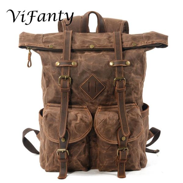 backpack oil wax canvas men vintage travel bag waterproof multi-functional drawstring backpacks women
backpack oil wax canvas men vintage travel bag waterproof multi-functional drawstring backpacks women