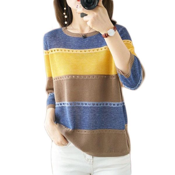 women's sweaters autumn 2021 women knitted pullover casual half sleeve cool hollow out pull jumpers o-neck female pullovers femme, White;black
women's sweaters autumn 2021 women knitted pullover casual half sleeve cool hollow out pull jumpers o-neck female pullovers femme, White;black