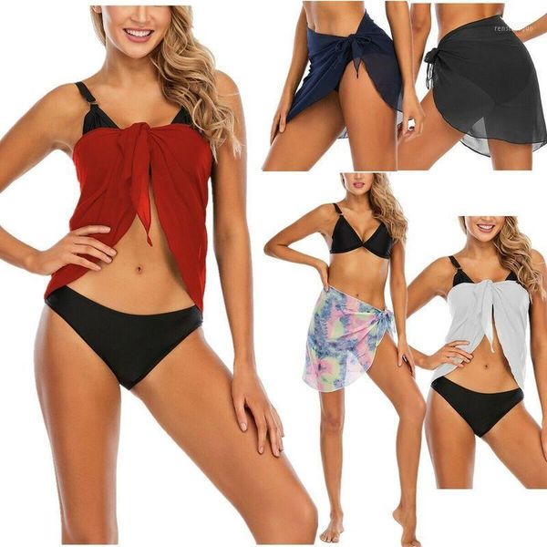 women chiffon swimwear pareo scarf see through bikini cover-ups wrap beach swimsuit bathing suit cover ups for women's, White;black
women chiffon swimwear pareo scarf see through bikini cover-ups wrap beach swimsuit bathing suit cover ups for women's, White;black