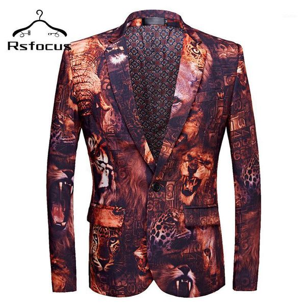 rsfocus brand men blazer jacket slim fit 3d tiger lion mens printed designs men's blazers stage costume homme xz223 suits &, White;black
rsfocus brand men blazer jacket slim fit 3d tiger lion mens printed designs men's blazers stage costume homme xz223 suits &, White;black