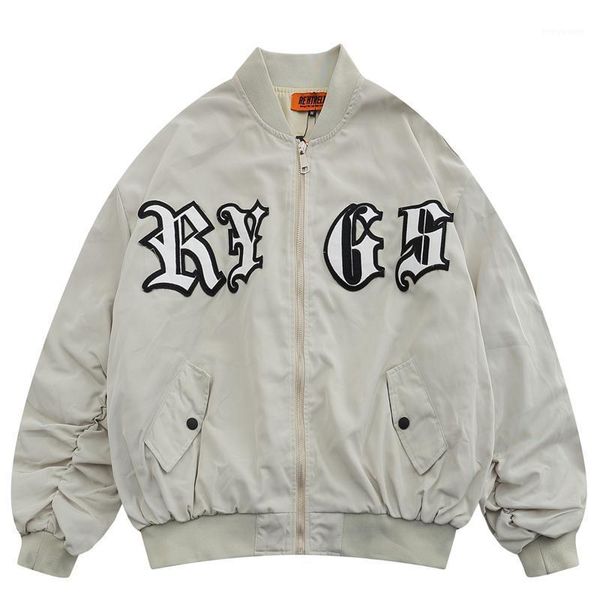 men's jackets oversized baseball jacket men letter embroidery bomber pilot vintage hip hop streetwear harajuku varsity fashion outwear, Black;brown
men's jackets oversized baseball jacket men letter embroidery bomber pilot vintage hip hop streetwear harajuku varsity fashion outwear, Black;brown
