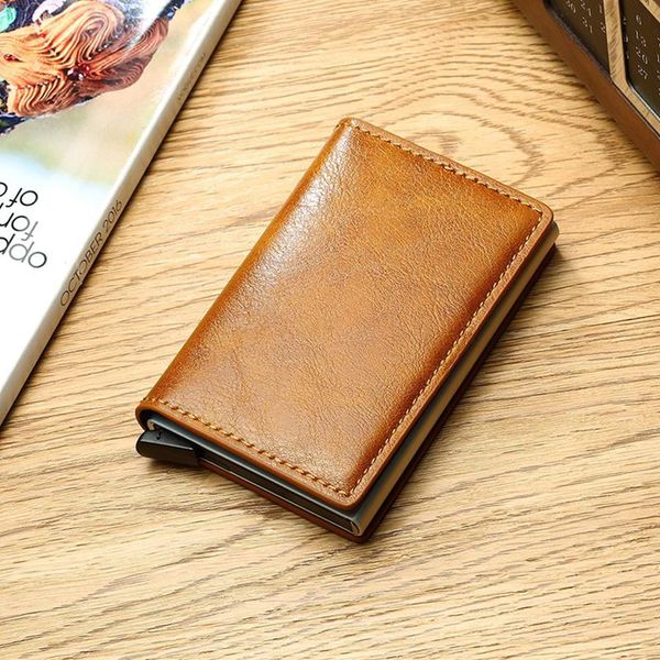 wallets wallet men rfid aluminum alloy card case retro solid color texture buckle pocket western style leather clutch purse, Red;black
wallets wallet men rfid aluminum alloy card case retro solid color texture buckle pocket western style leather clutch purse, Red;black