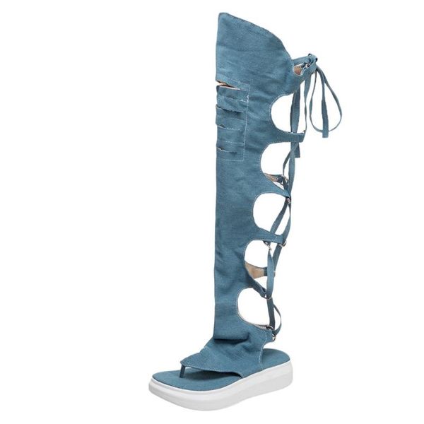 dress shoes women's over-the-knee sandals cross-strap thick-soled flats ladies sport fashion personality leisure comfortable, Black
dress shoes women's over-the-knee sandals cross-strap thick-soled flats ladies sport fashion personality leisure comfortable, Black