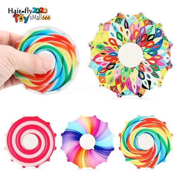 cross-border double-sided colorful fingertip spinning rainbow color finger decompression toy gift hj30
cross-border double-sided colorful fingertip spinning rainbow color finger decompression toy gift hj30